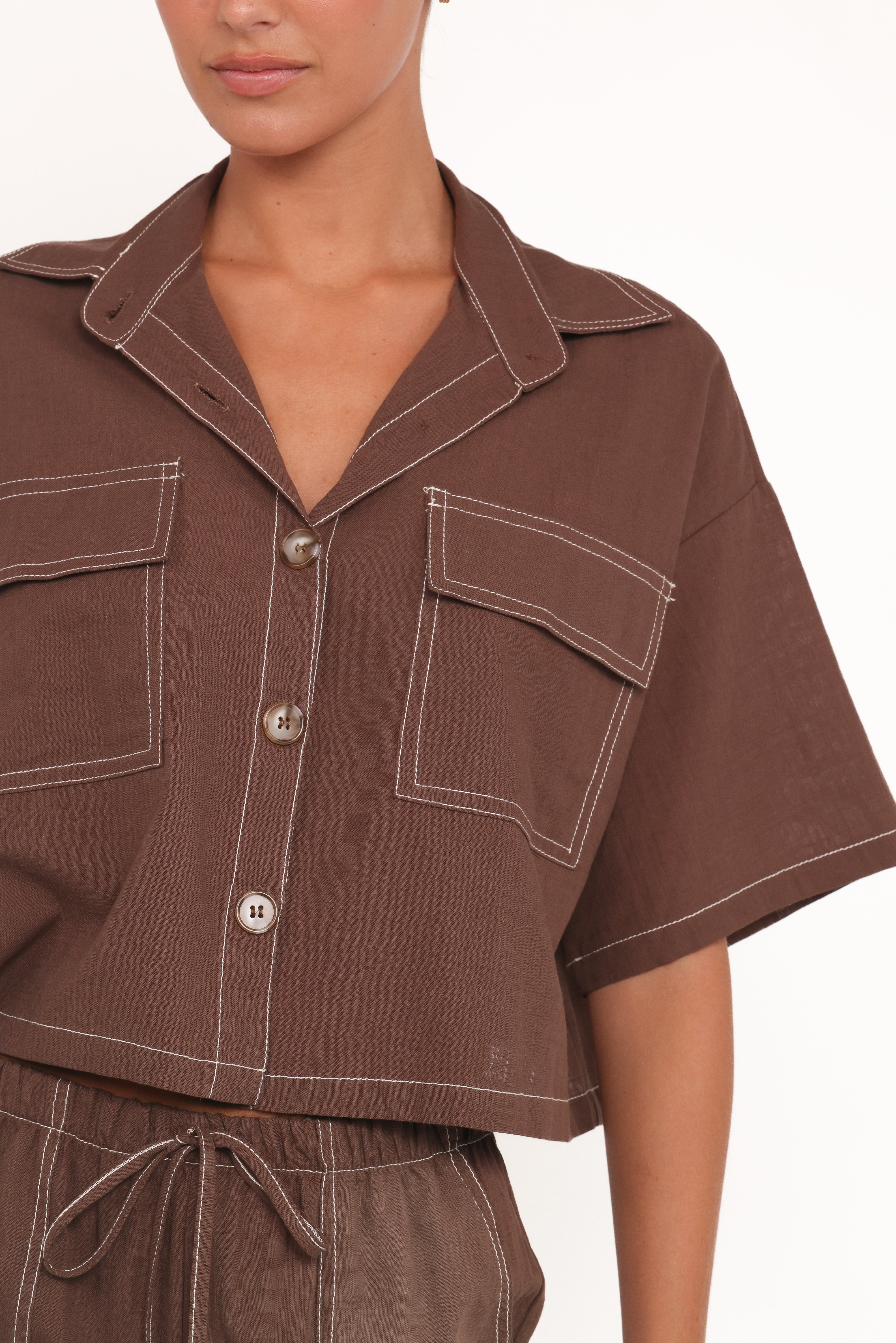 Jill Pant Set - Chocolate