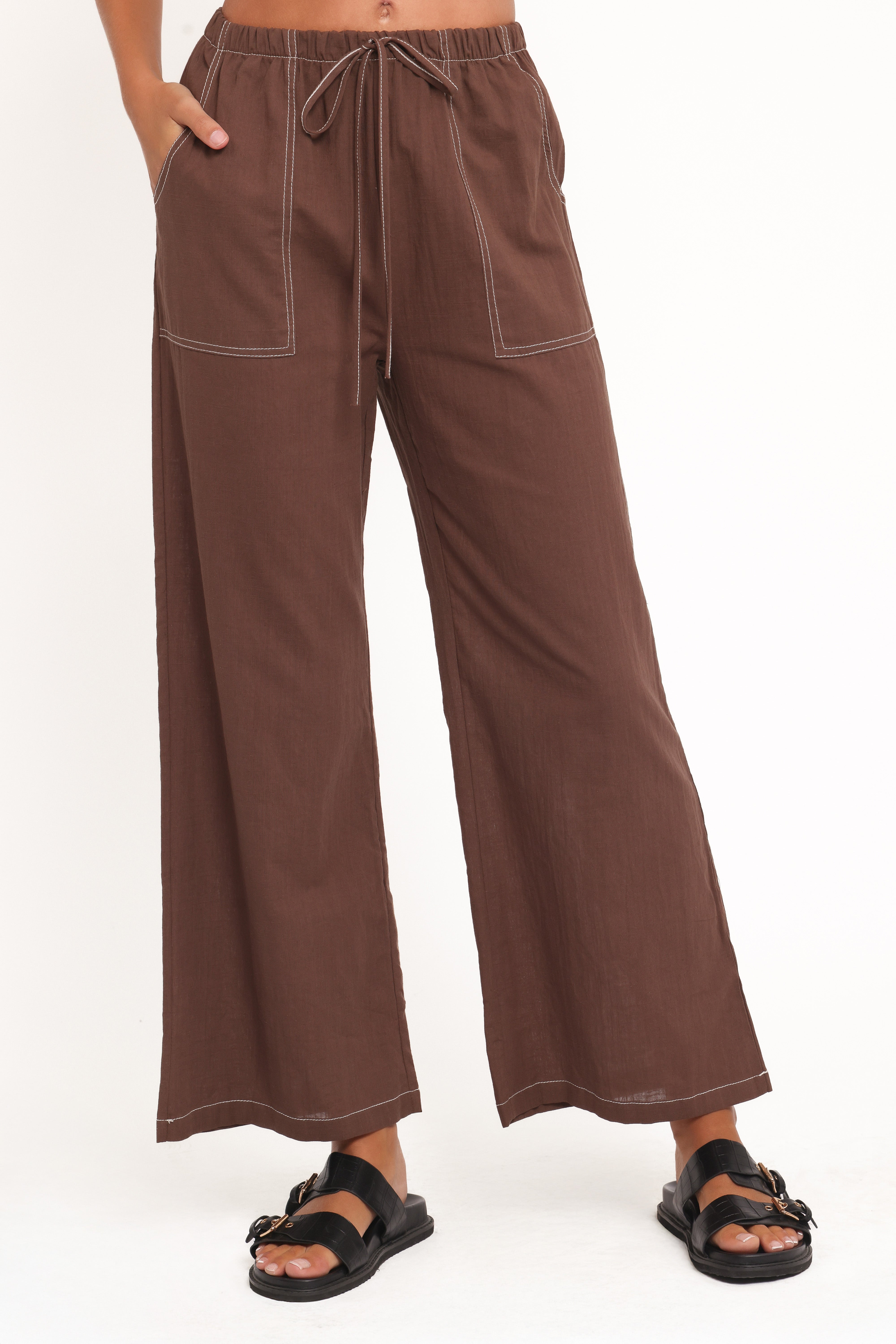 Jill Pant Set - Chocolate