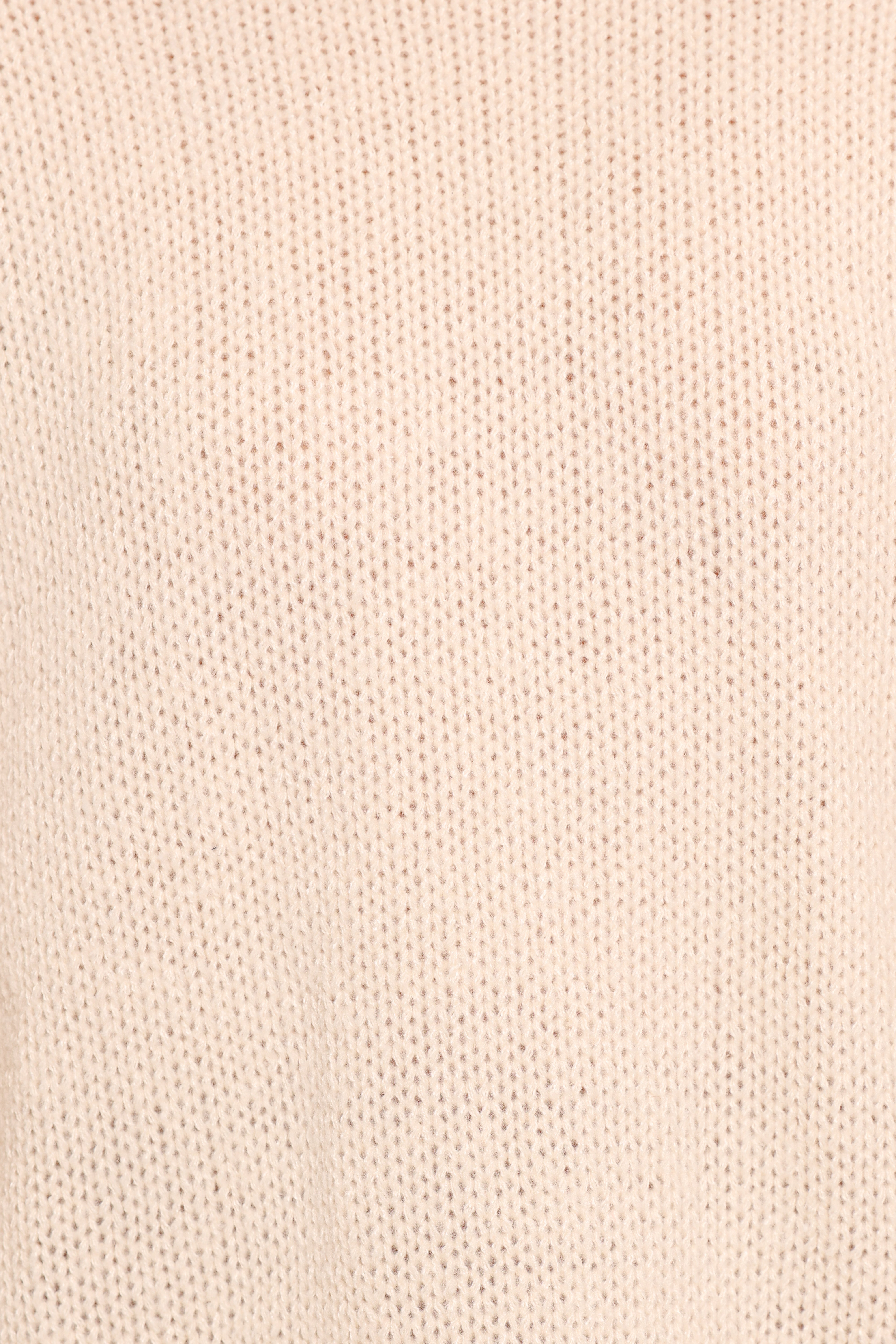 Lover Tie Sleeve Knit Sweater - Ivory