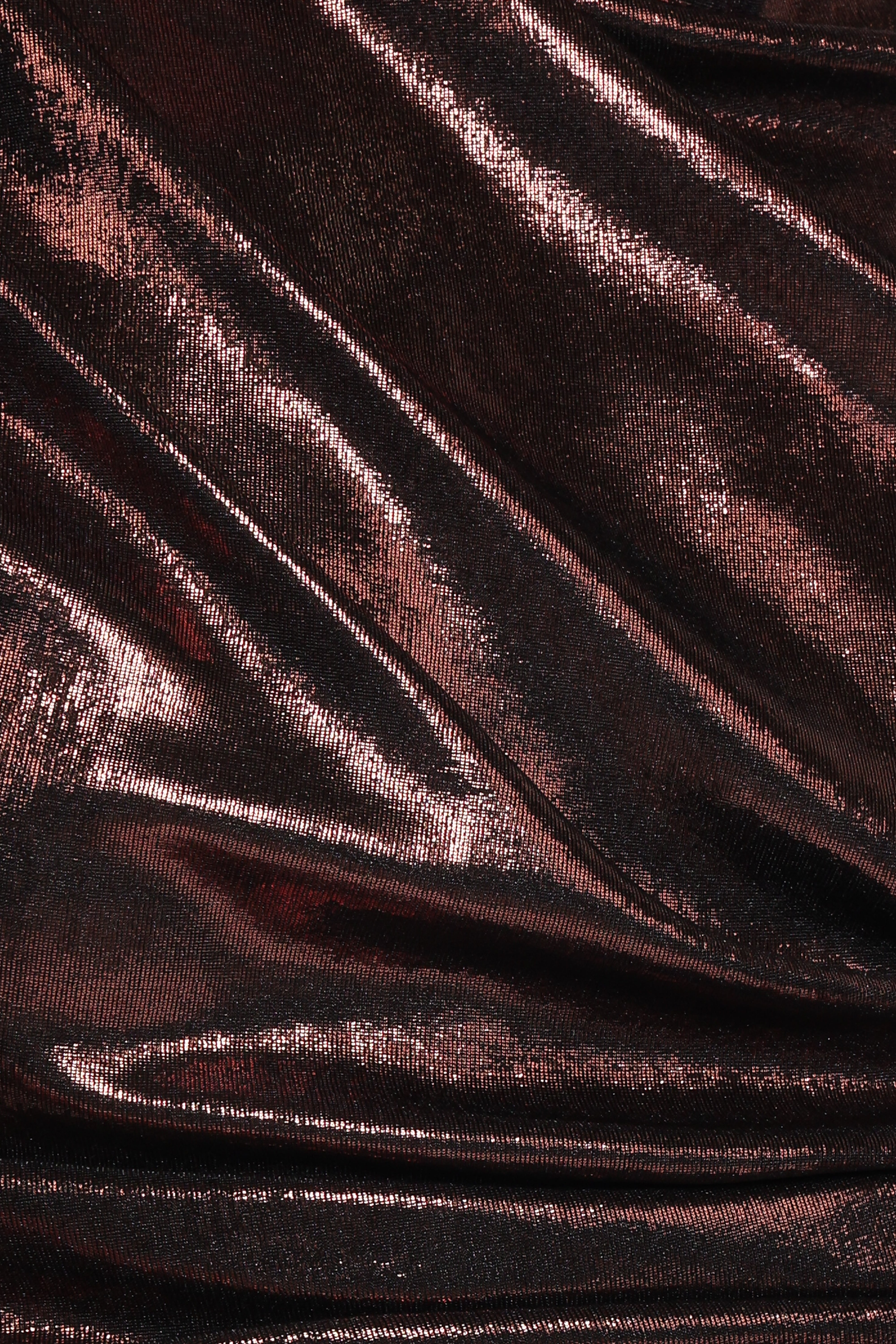 Velman Metallic Maxi Skirt - Bronze