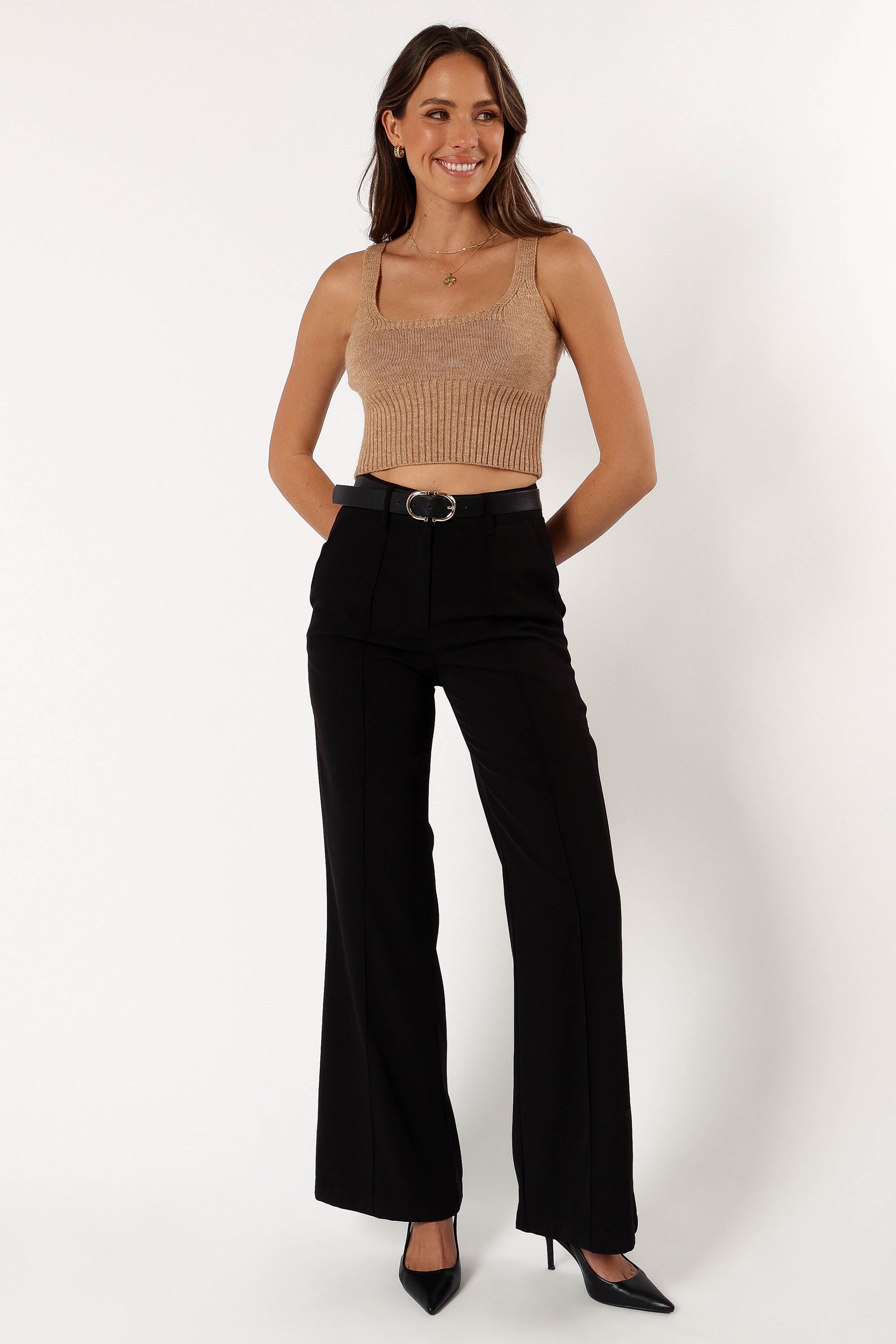 TOPS @Isabel Sweater Top - Beige (Hold for Cool Beginnings)