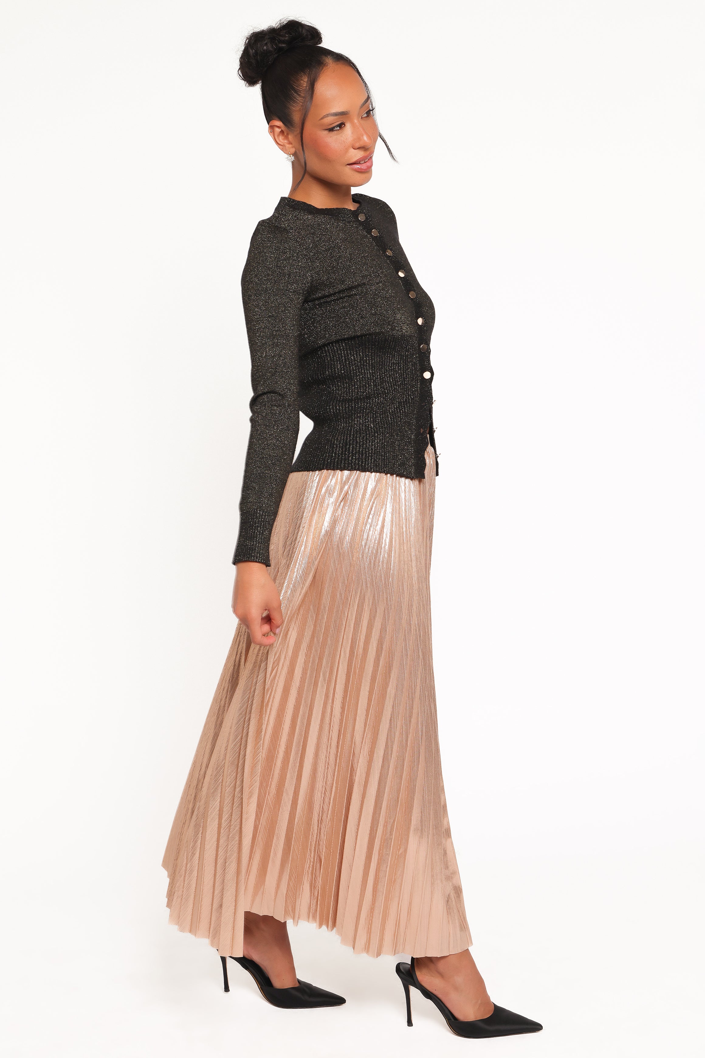 Bethy Maxi Skirt - Gold