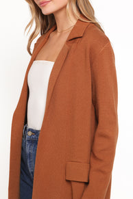 Chester Horses Coatigan - Brown