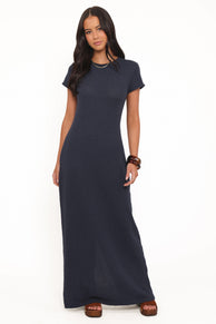 Lowell Knit Maxi Dress - Navy