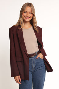 Rhodes Oversized Blazer - Espresso