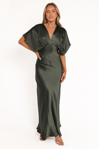 Ricki Maxi Dress - Olive Green