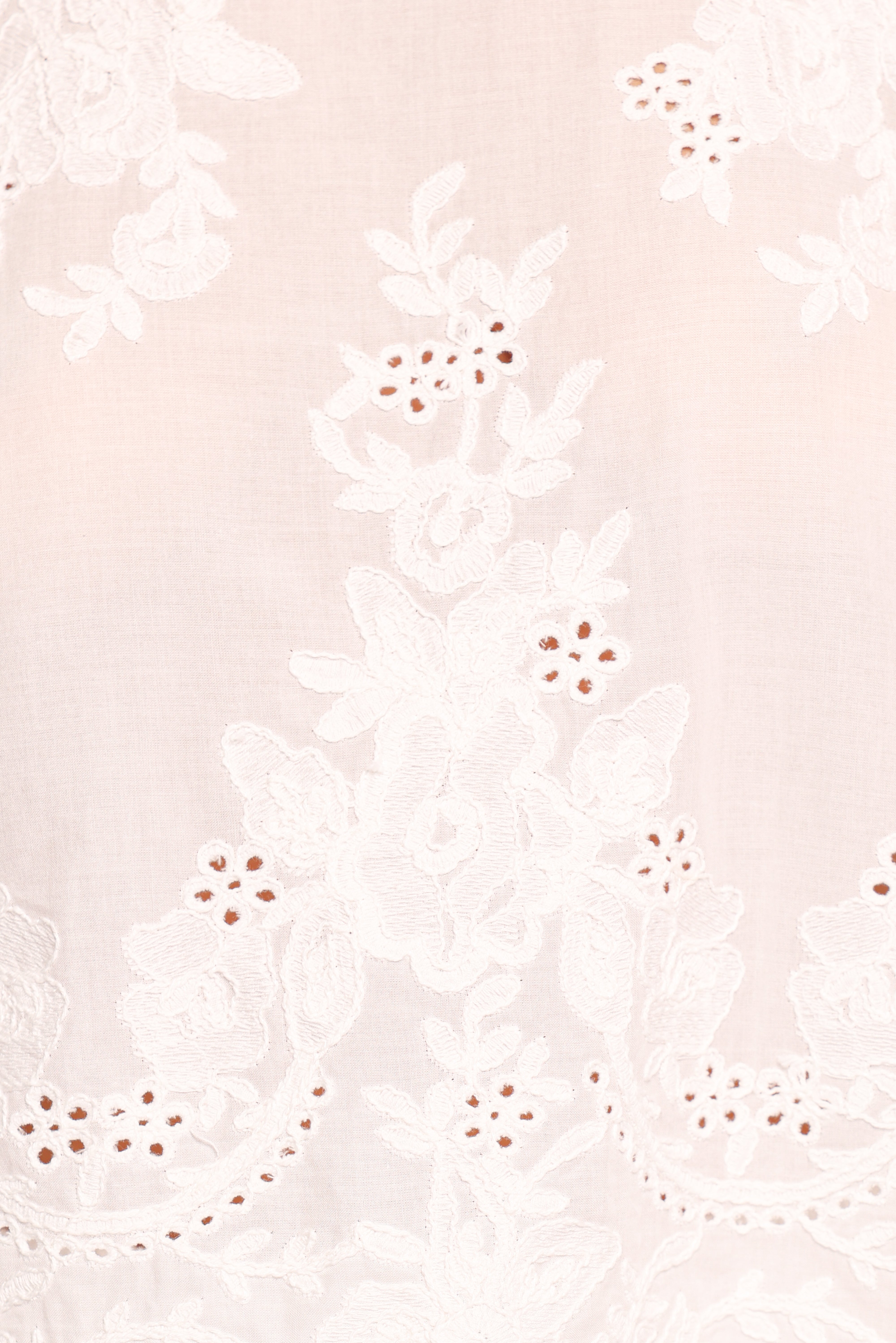 Tanis Embroidered Top - White