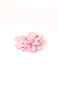 Tegan Scrunchie - Pink/Orange
