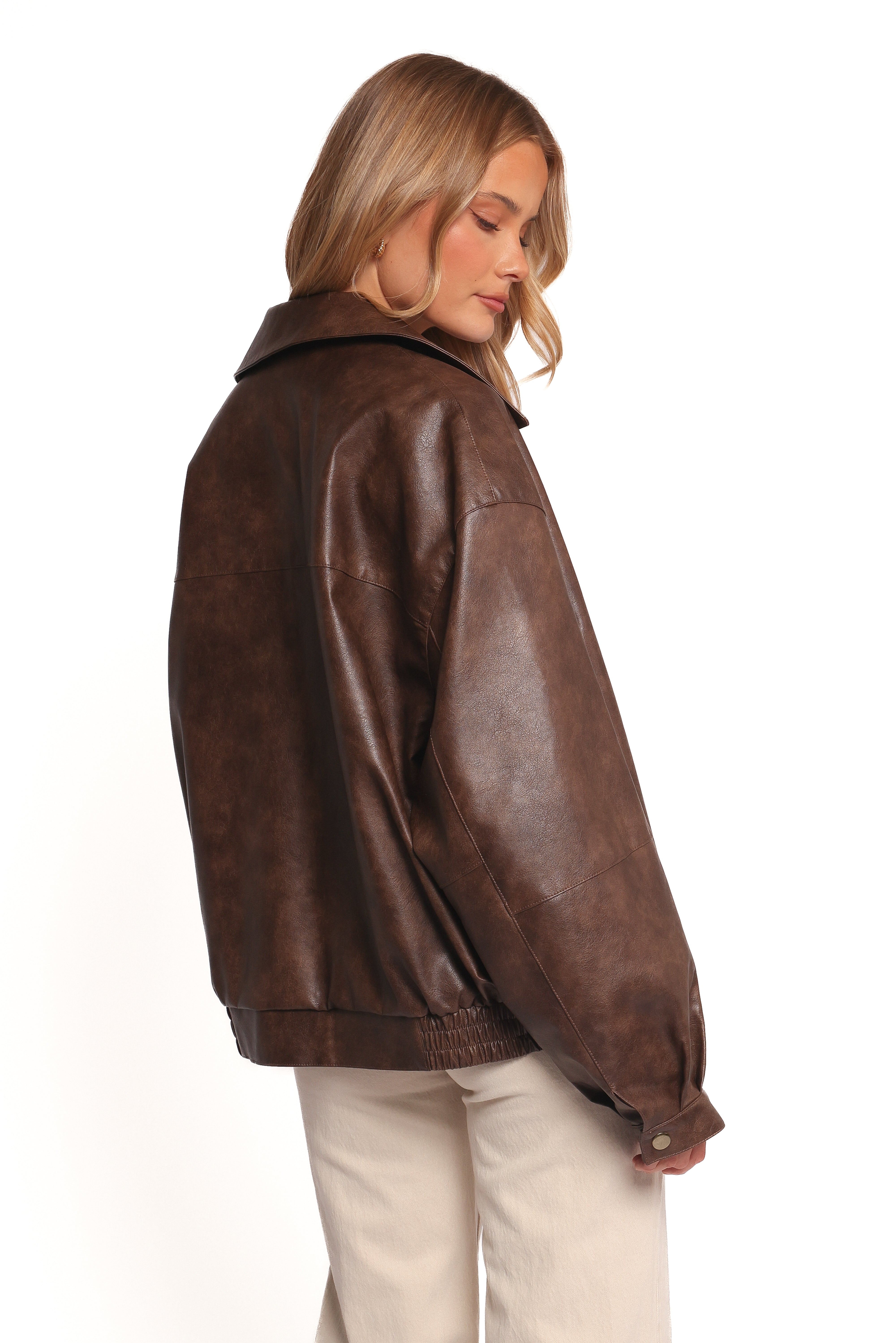 Zoe Bomber Jacket - Brown