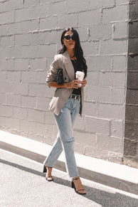 Petal and Pup USA OUTERWEAR Juliette Blazer - Brown