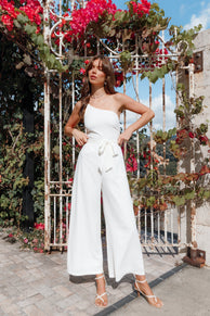 Petal and Pup USA JUMPSUITS Leyton Jumpsuit - White